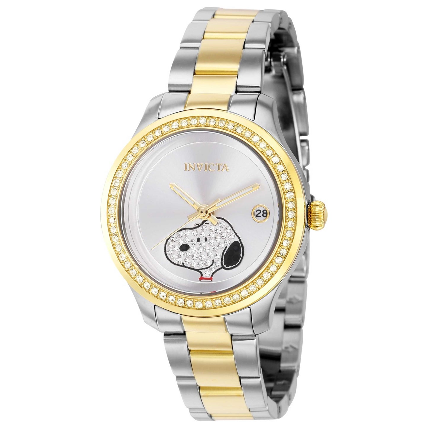 Front view of Invicta Snoopy Women's Quartz Watch IN-38278