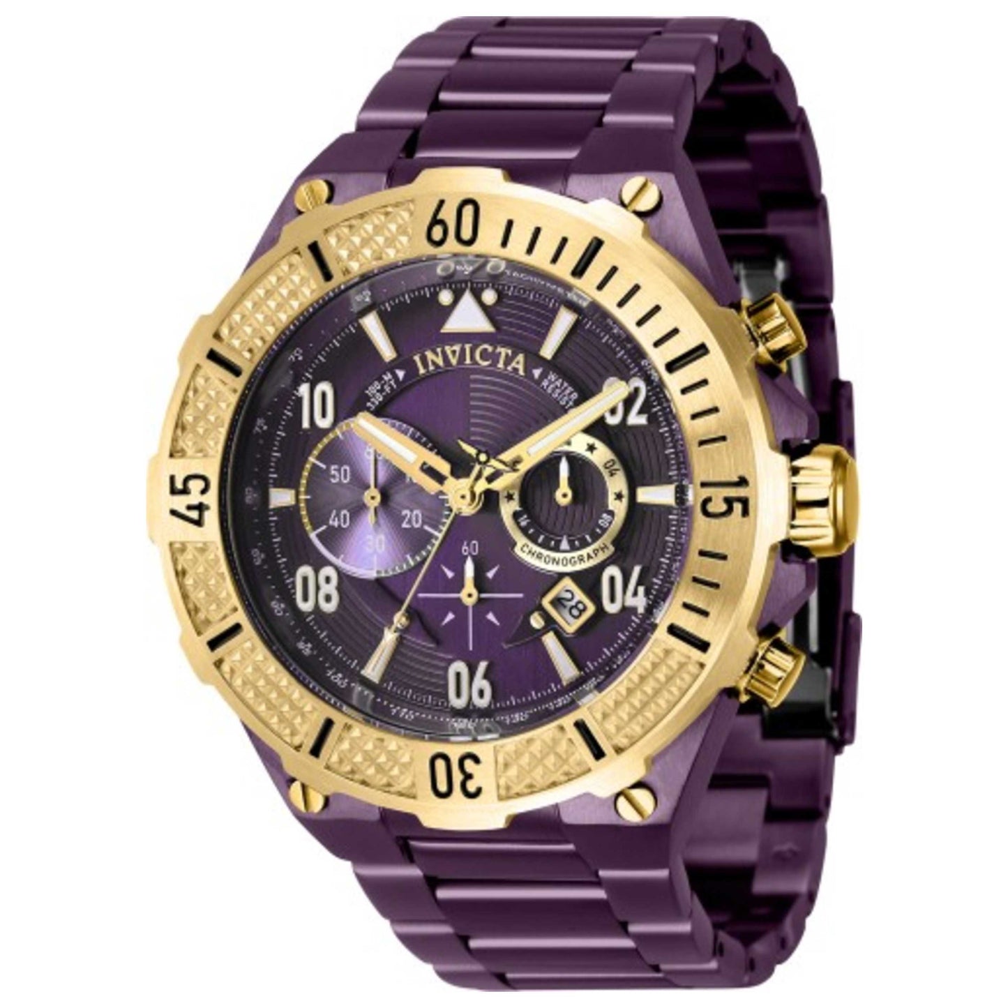 Front view of Invicta Aviator Men's Quartz Watch IN-40514