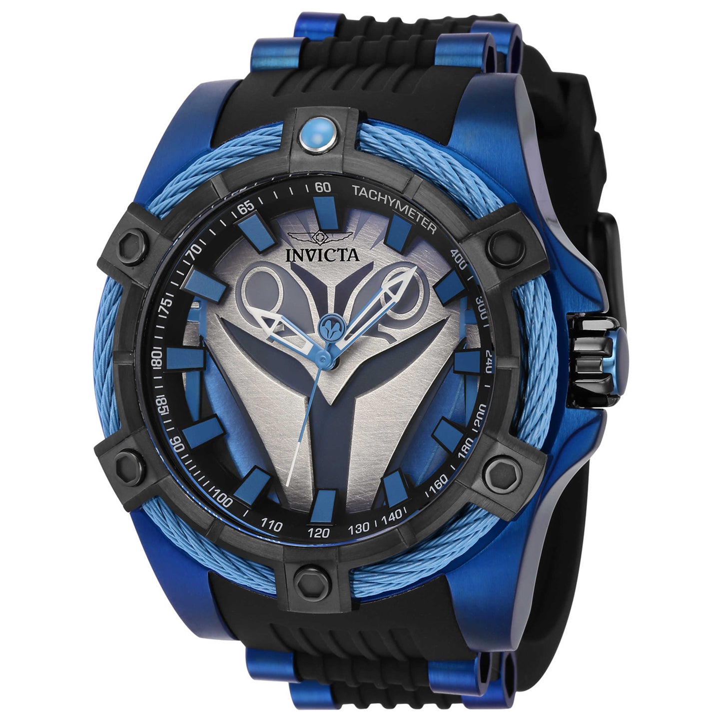 Front view of Invicta Star Wars Bo Katan Men's Quartz Watch IN-41319
