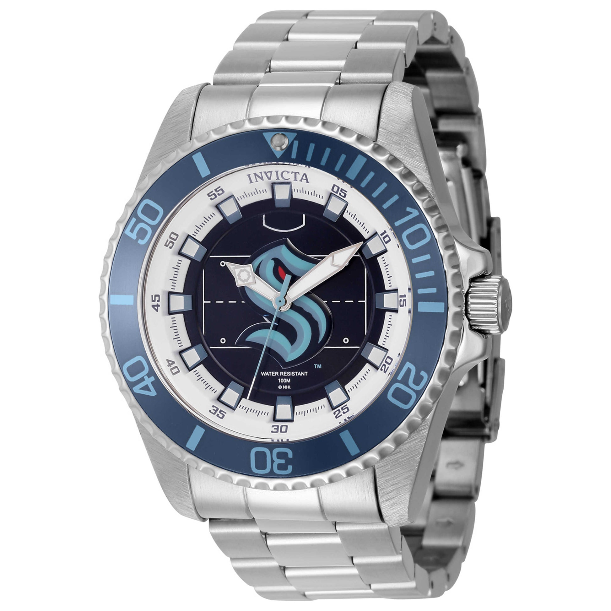 Front view of Invicta NHL Men's Quartz Watch IN-42248