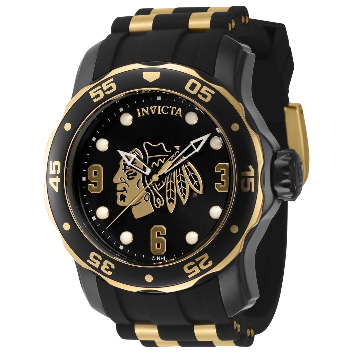 Front view of Invicta NHL Men's Quartz Watch IN-42315