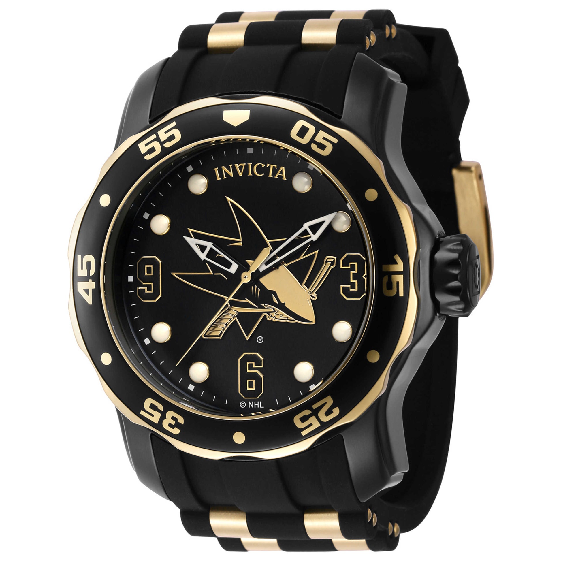 Front view of Invicta NHL Men's Quartz Watch IN-42318