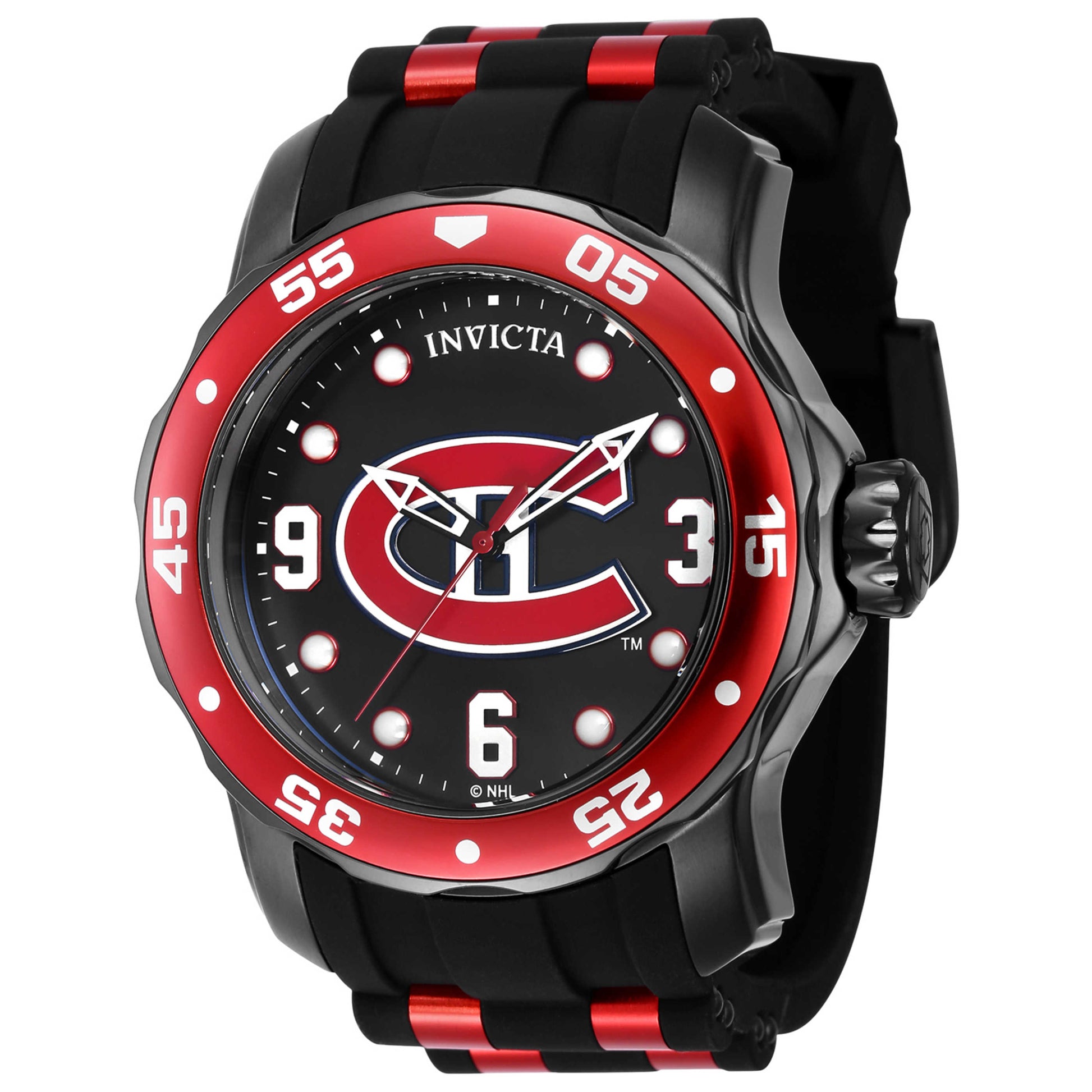 Front view of Invicta NHL Men's Quartz Watch IN-42662