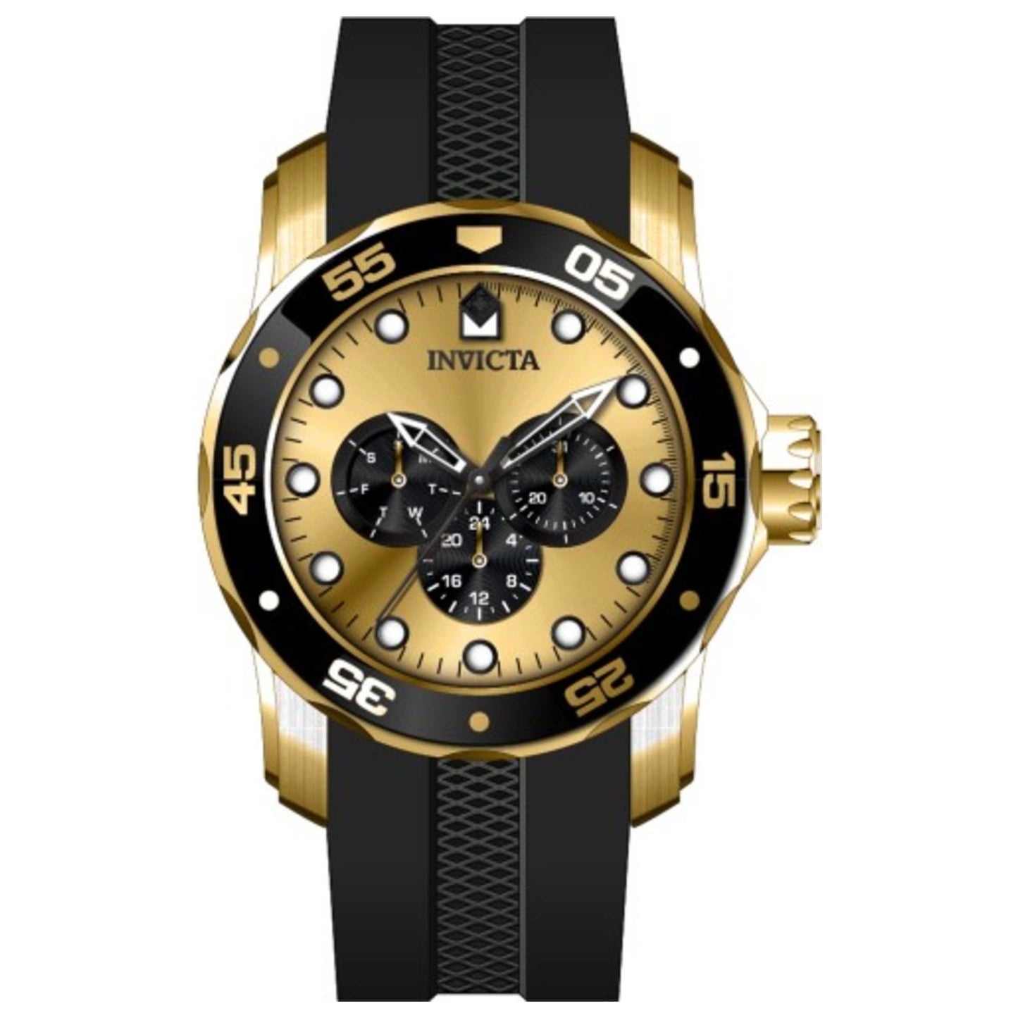 Front view of Invicta Pro Diver Men's Quartz Watch IN-45719