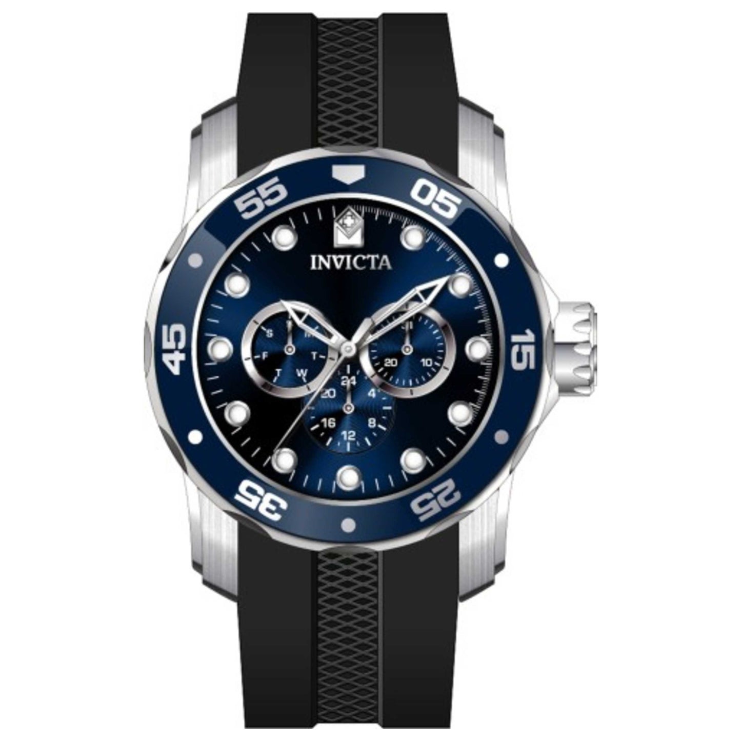 Front view of Invicta Pro Diver Men's Quartz Watch IN-45722