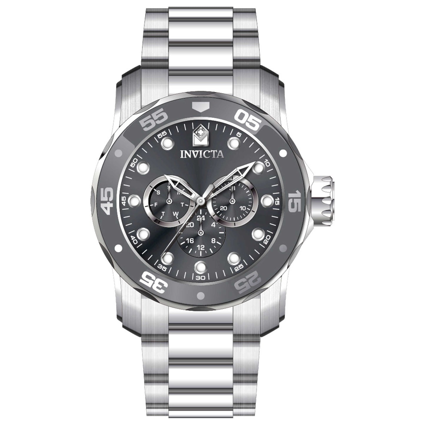 Front view of Invicta Pro Diver Men's Quartz Watch IN-45723