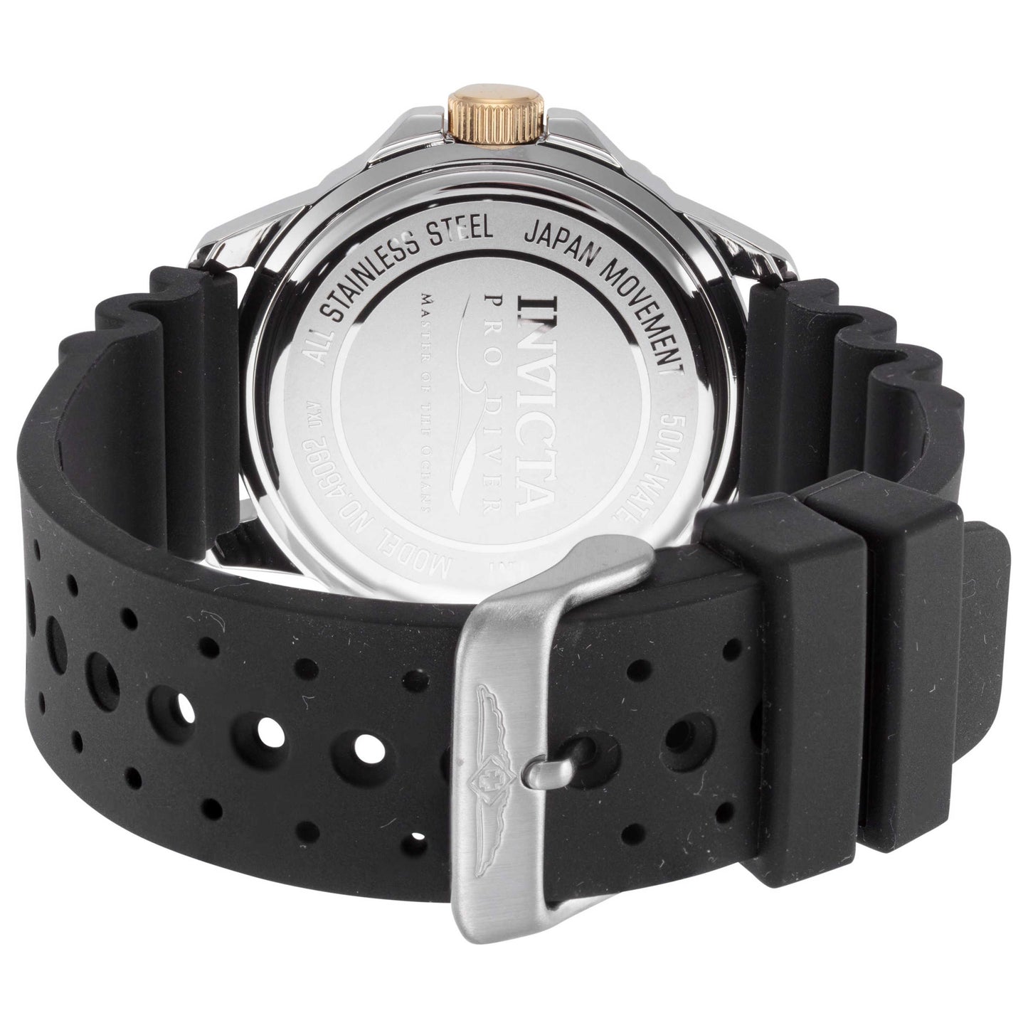 Back view of Invicta Pro Diver Men's Quartz Watch IN-46092