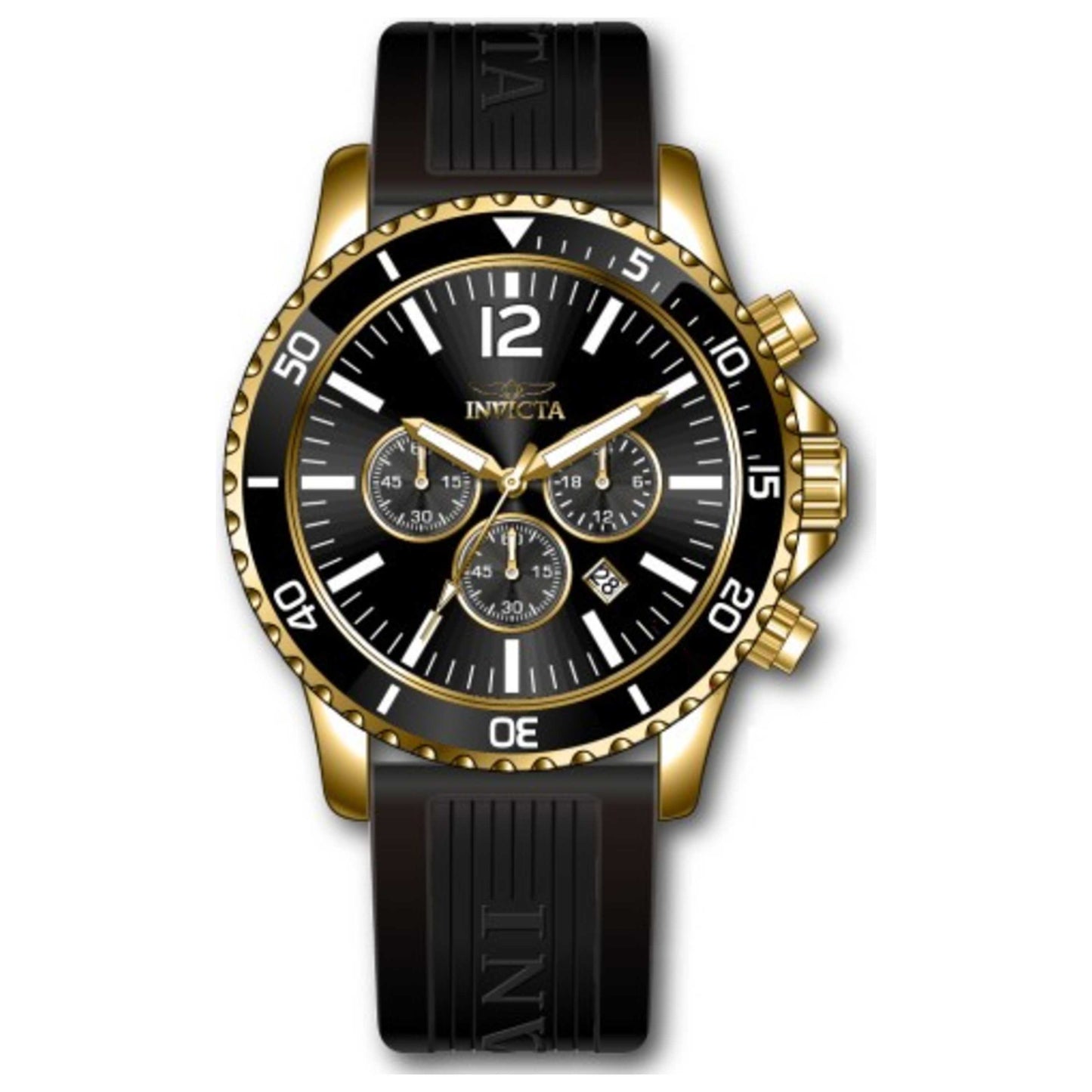 Front view of Invicta Specialty Men's Quartz Watch IN-46359