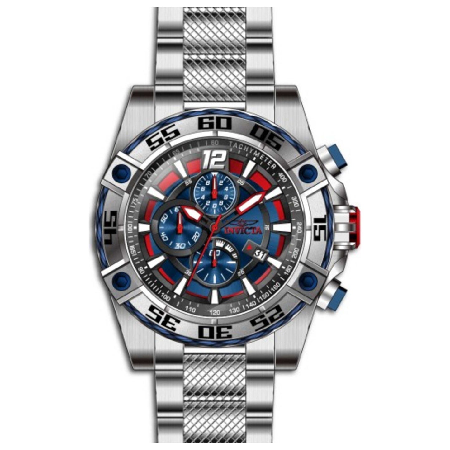 Front view of Invicta Bolt Men's Quartz Watch IN-46431