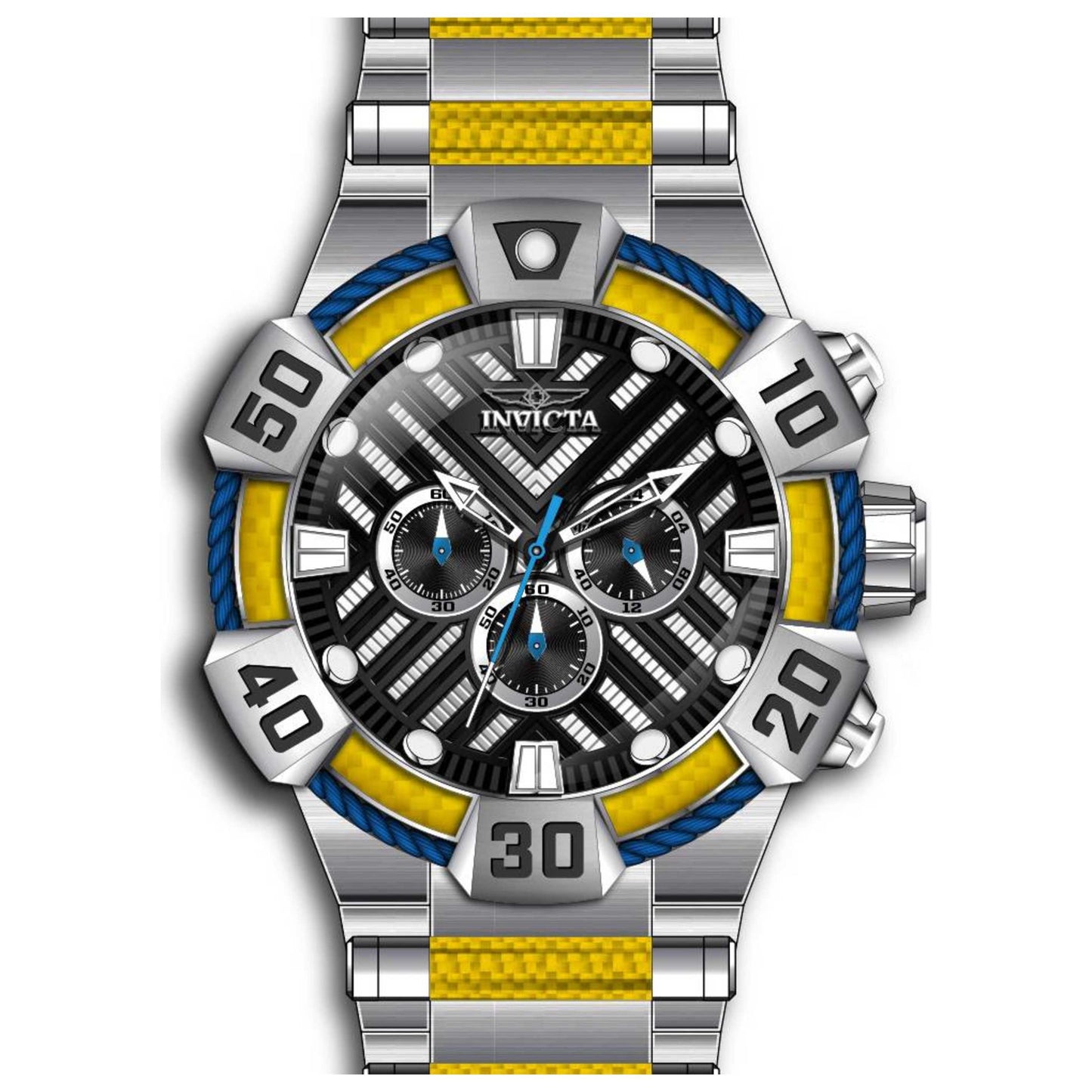 Front view of Invicta Bolt Men's Quartz Watch IN-46529