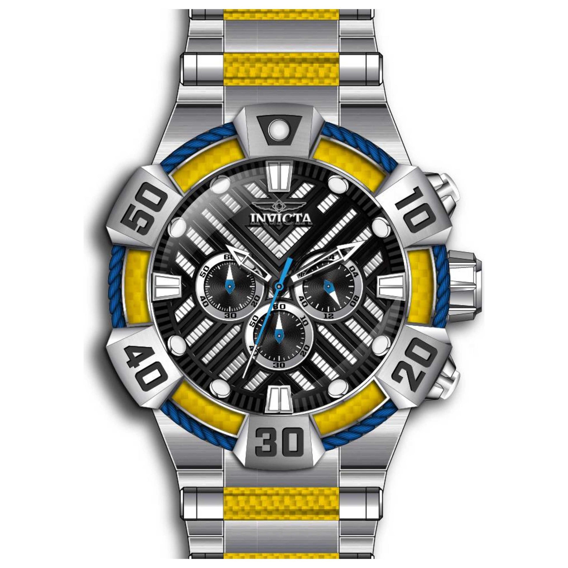 Front view of Invicta Bolt Men's Quartz Watch IN-46529