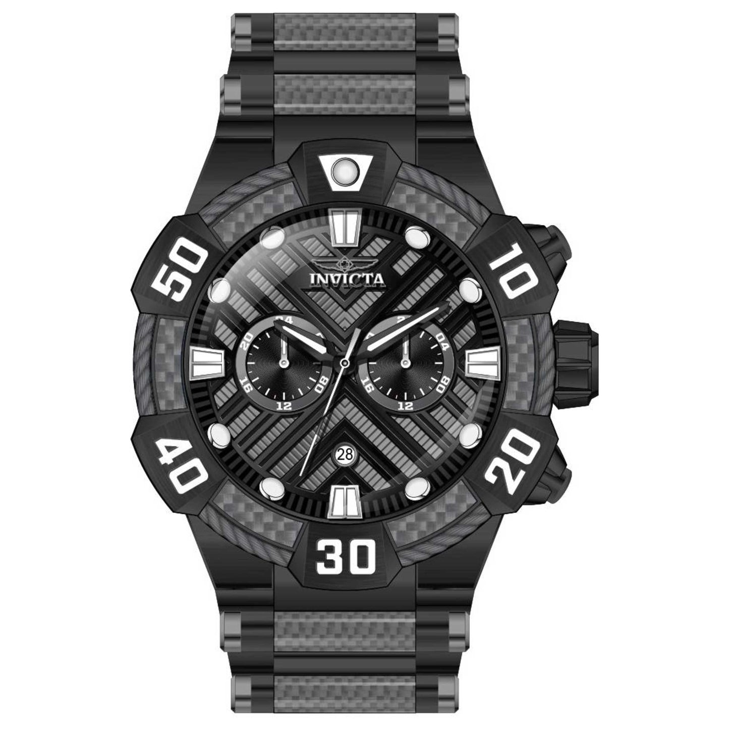 Front view of Invicta Bolt Men's Quartz Watch IN-46579