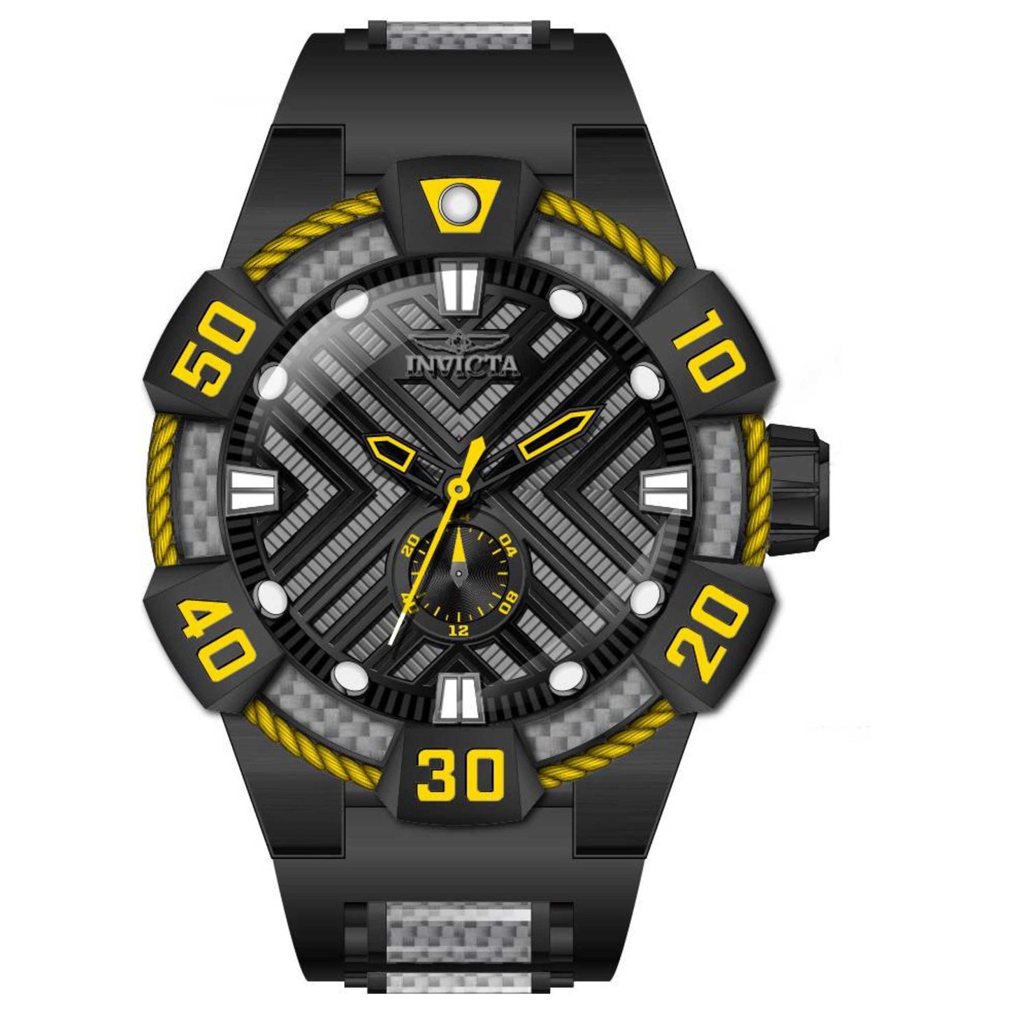 Front view of Invicta Bolt Men's Quartz Watch IN-46583