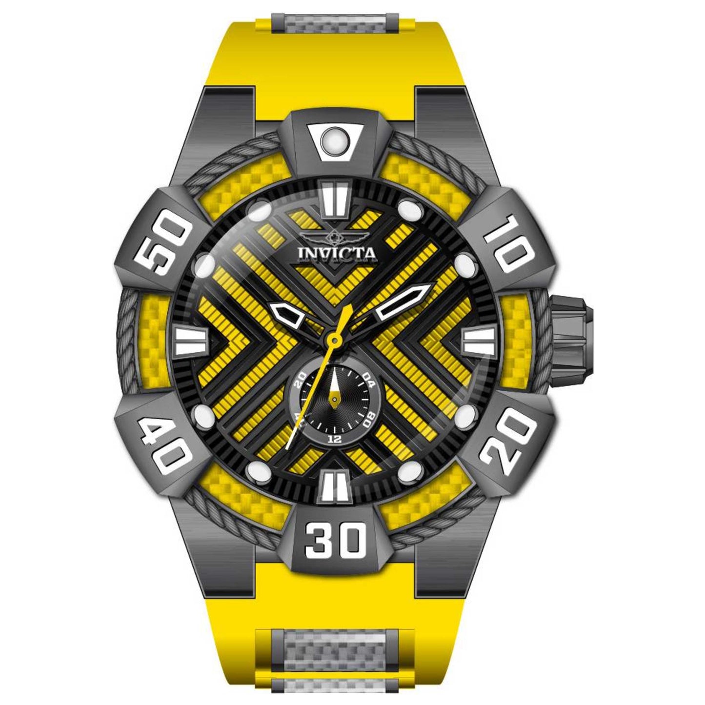 Front view of Invicta Bolt Men's Quartz Watch IN-46585
