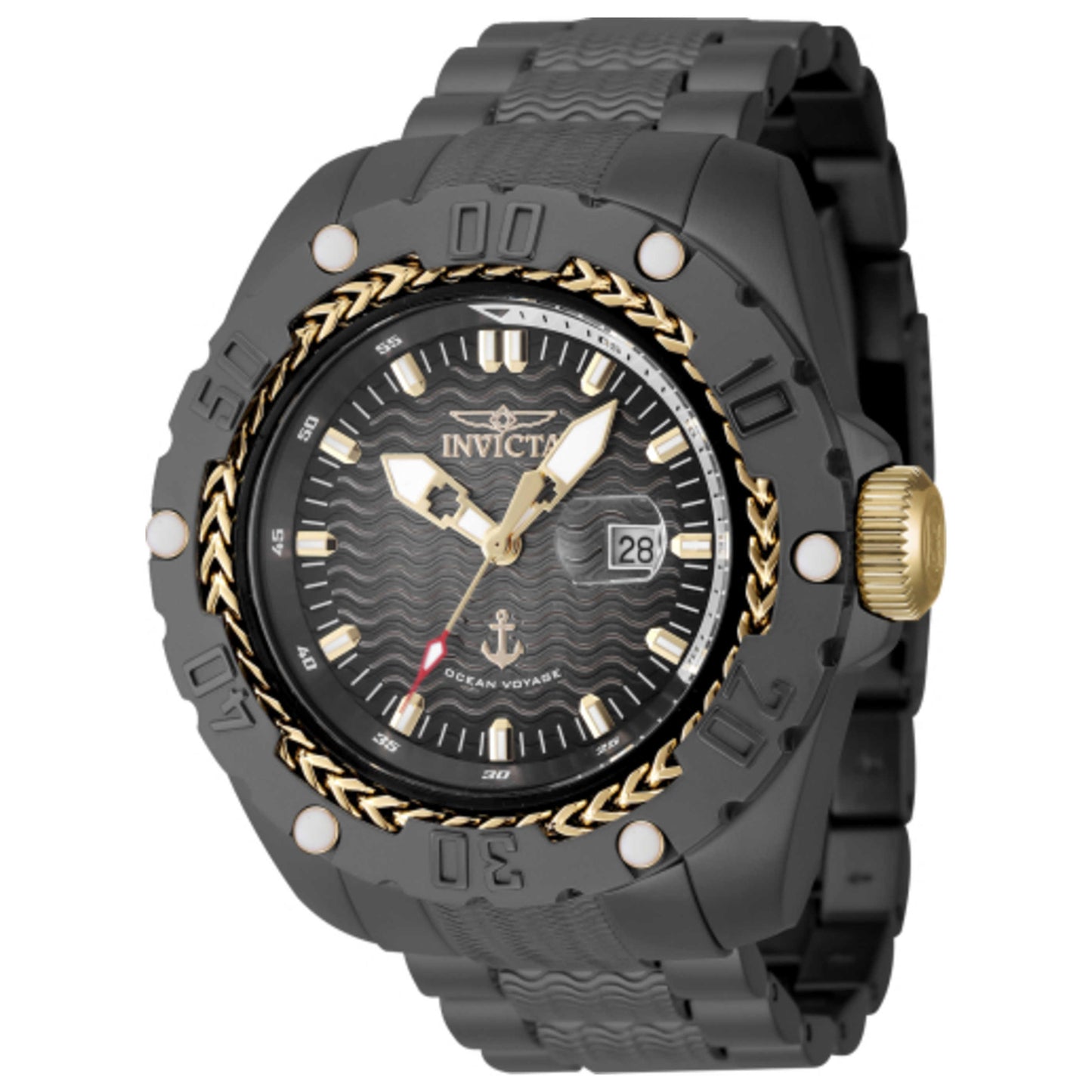 Front view of Invicta Ocean Voyage Men's Quartz Watch IN-47743