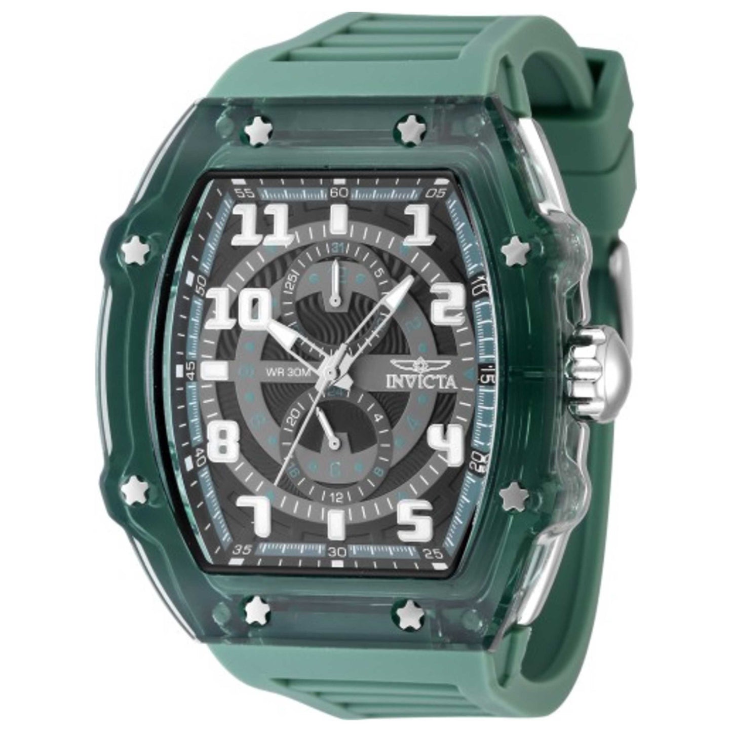 Front view of Invicta Racing Men's Quartz Watch IN-48445