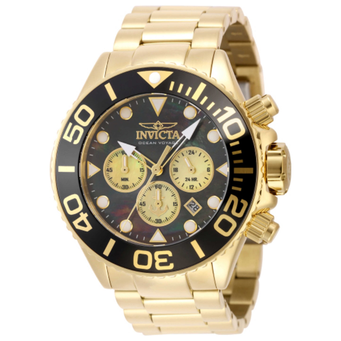 Front view of Invicta Ocean Voyage Men's Quartz Watch IN-48601