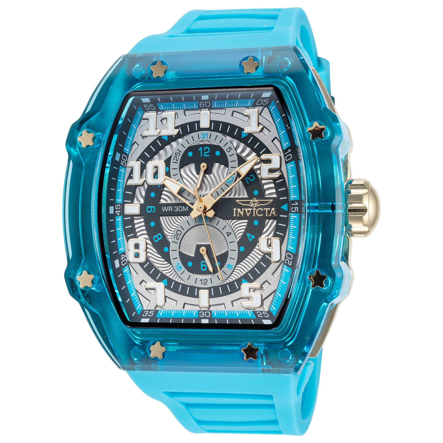 Front view of Invicta Racing Men's Quartz Watch IN-48709