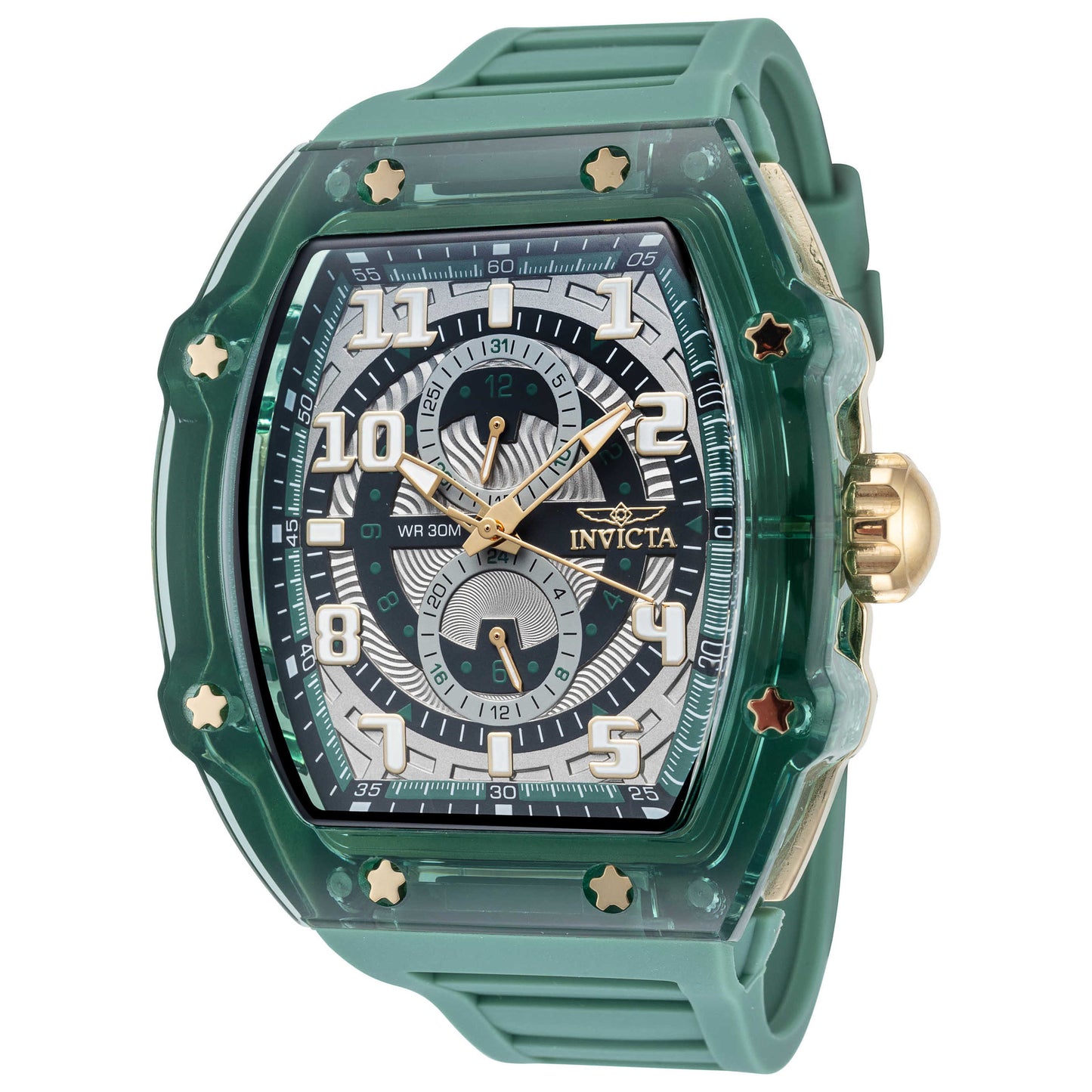 Front view of Invicta Racing Men's Quartz Watch IN-48710