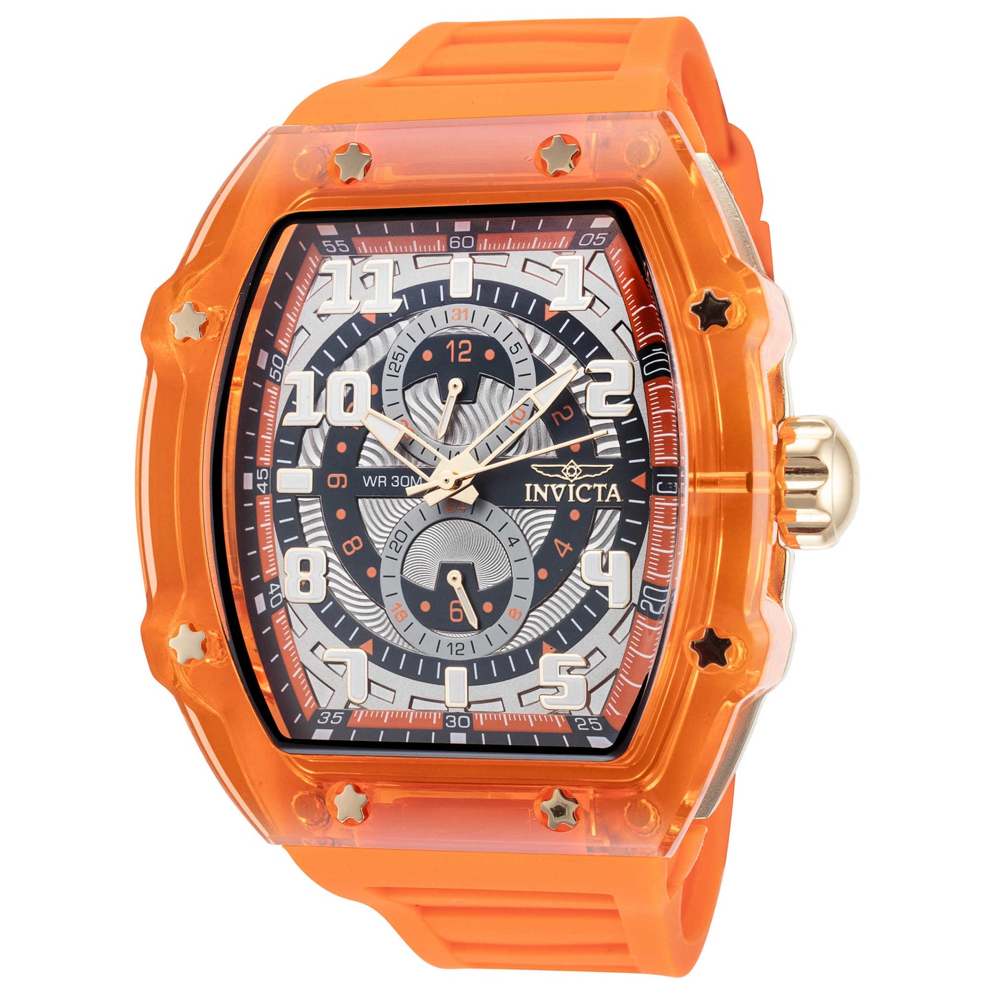 Front view of Invicta Racing Men's Quartz Watch IN-48711