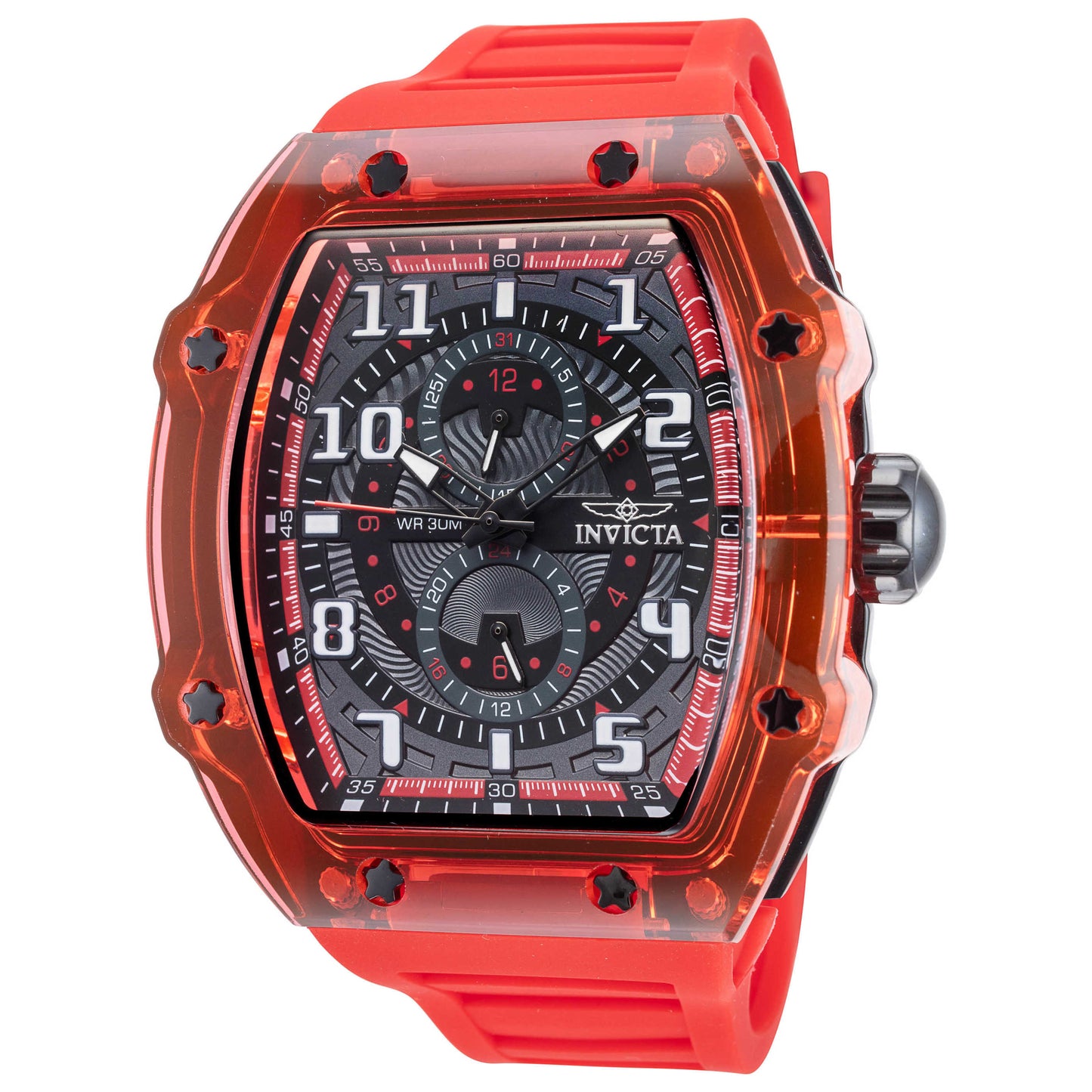 Front view of Invicta Racing Men's Quartz Watch IN-48720
