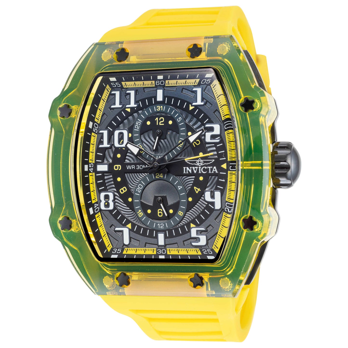 Front view of Invicta Racing Men's Quartz Watch IN-48721