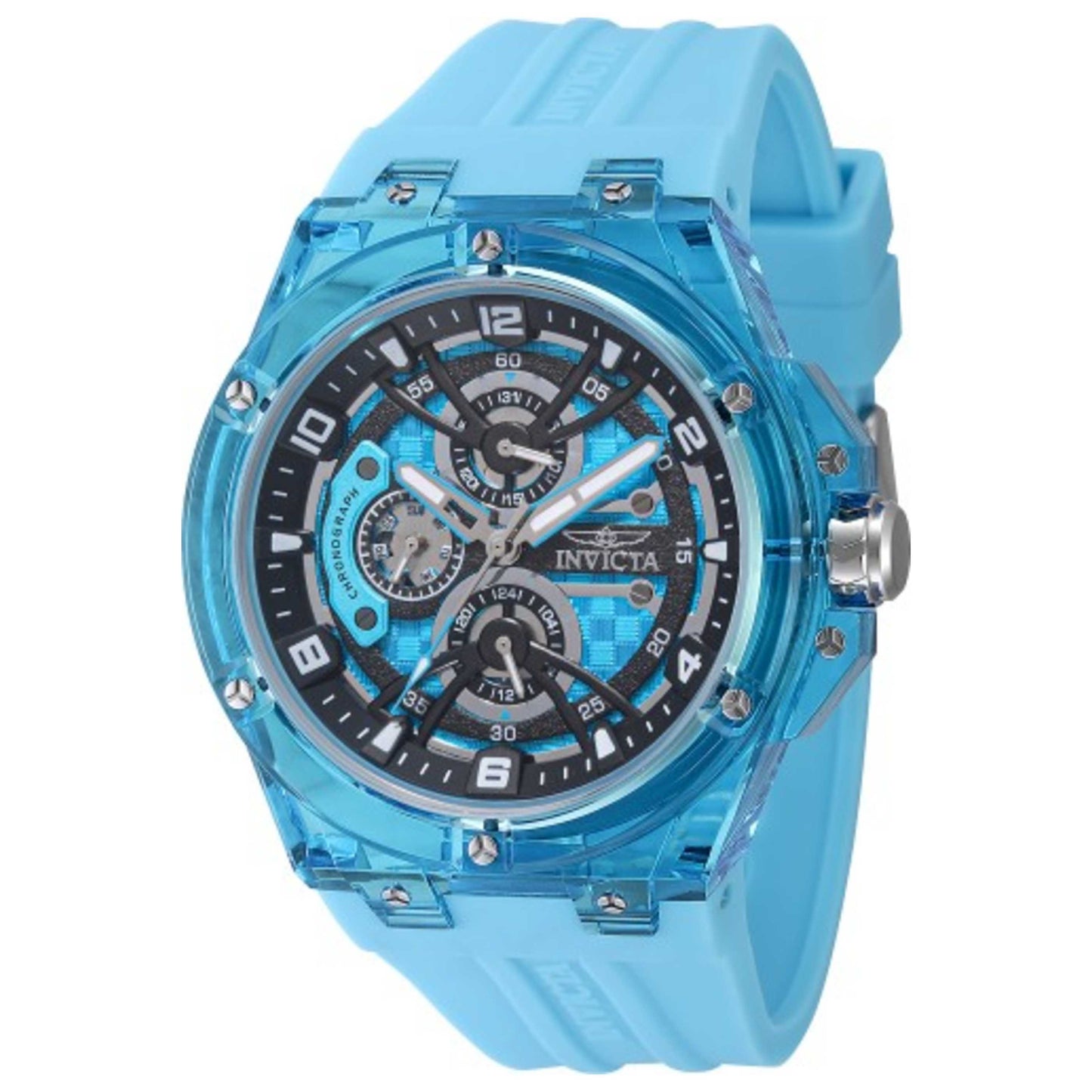 Front view of Invicta Racing Men's Quartz Watch IN-48797