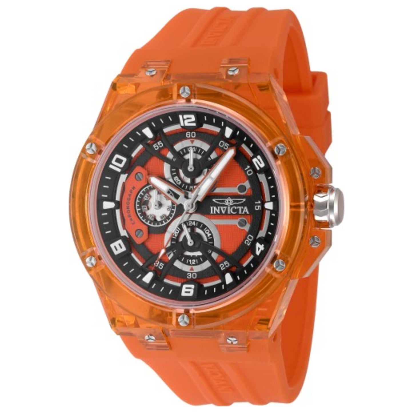 Front view of Invicta Racing Men's Quartz Watch IN-48799