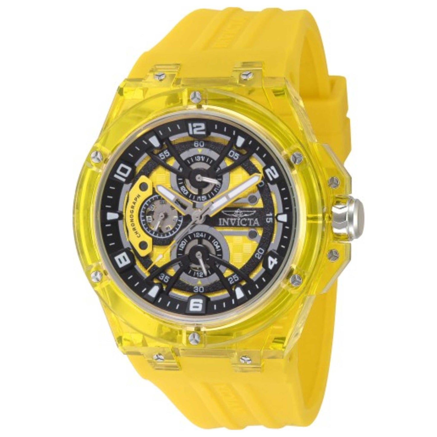Front view of Invicta Racing Men's Quartz Watch IN-48802