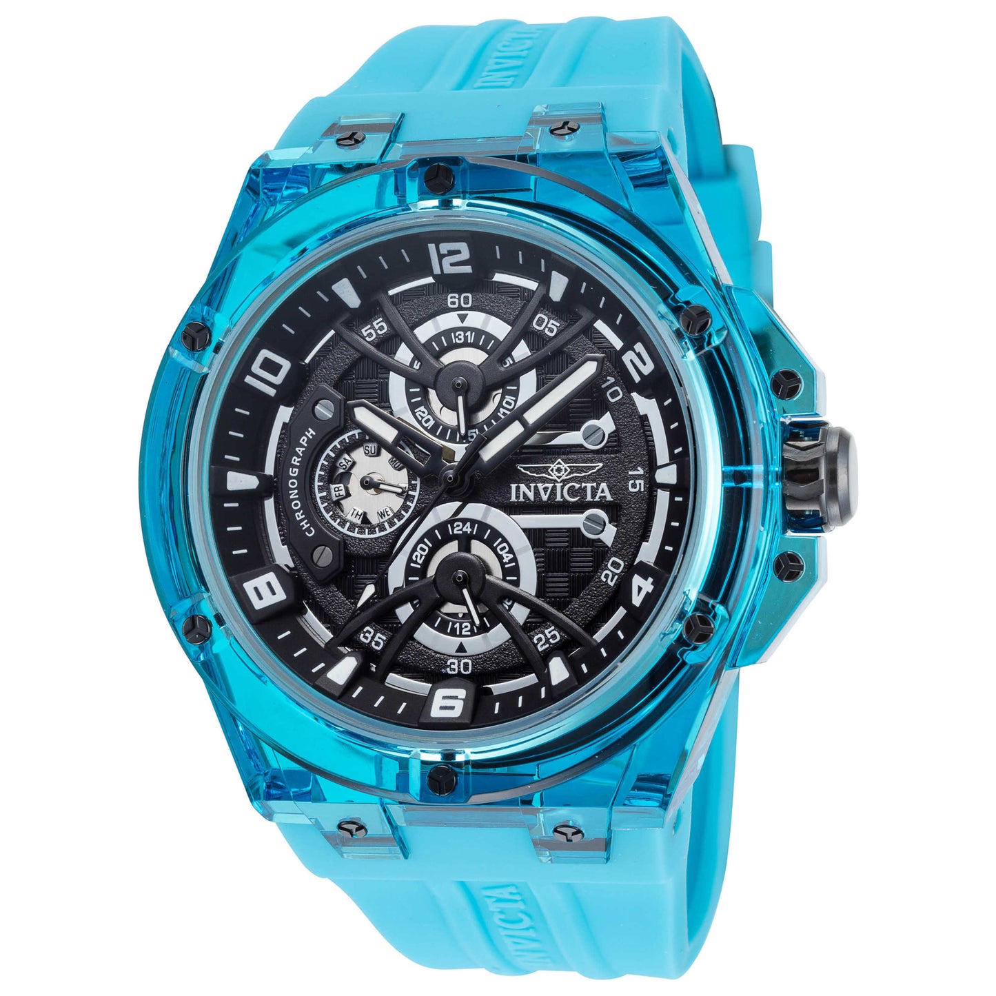 Front view of Invicta Racing Men's Quartz Watch IN-48808