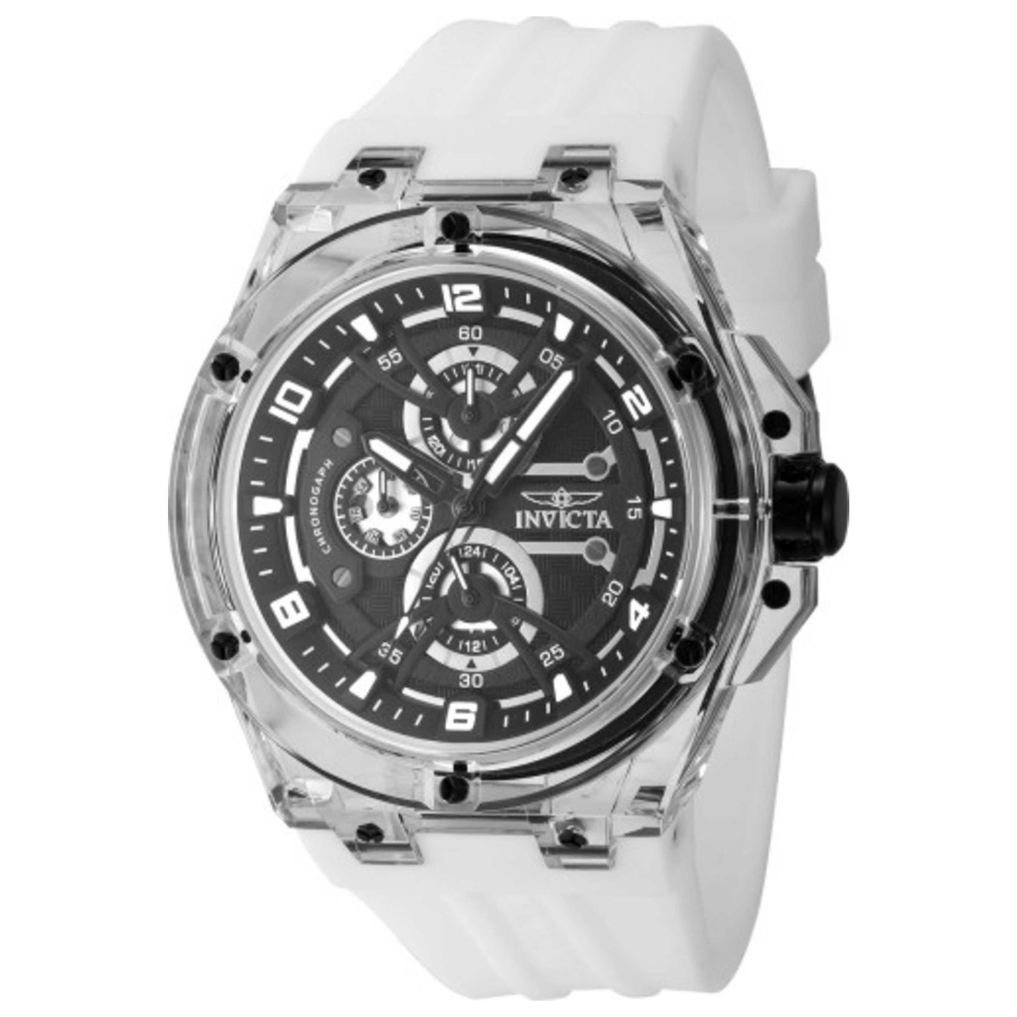 Front view of Invicta Racing Men's Quartz Watch IN-48809