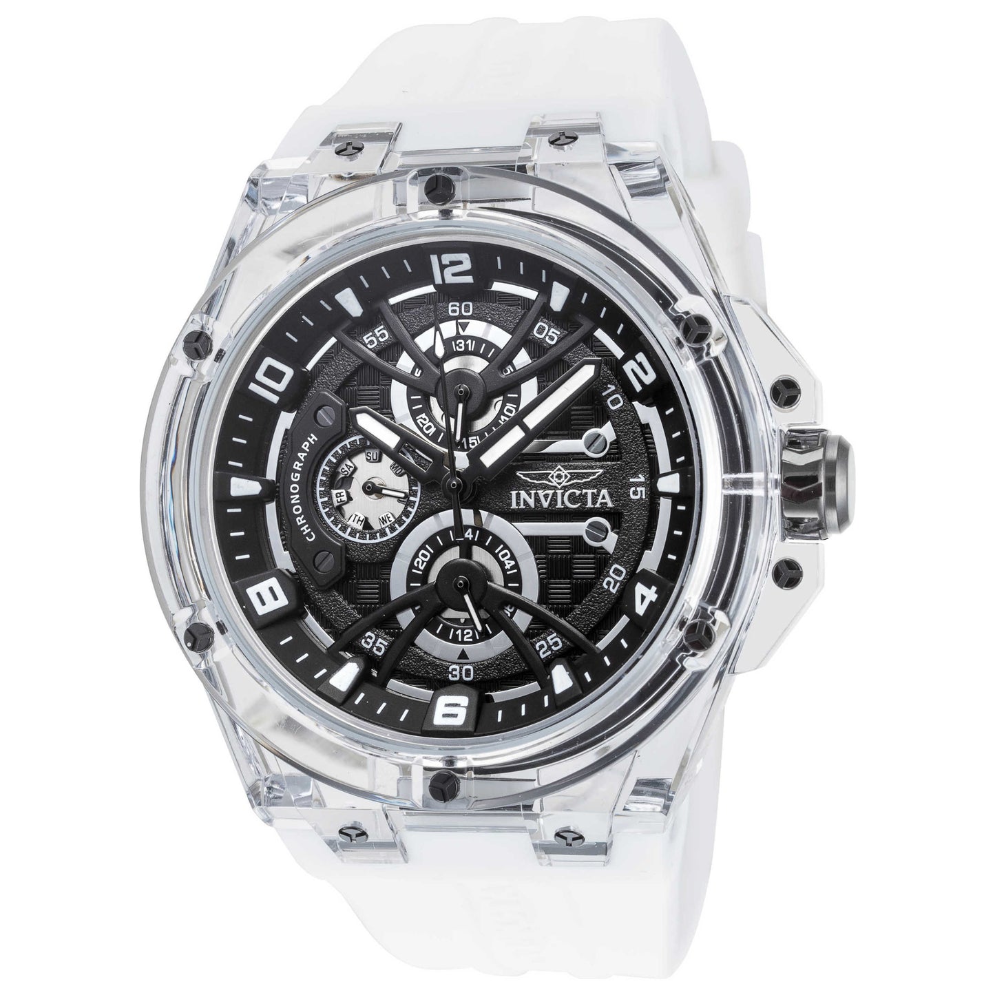 Front view of Invicta Racing Men's Quartz Watch IN-48809