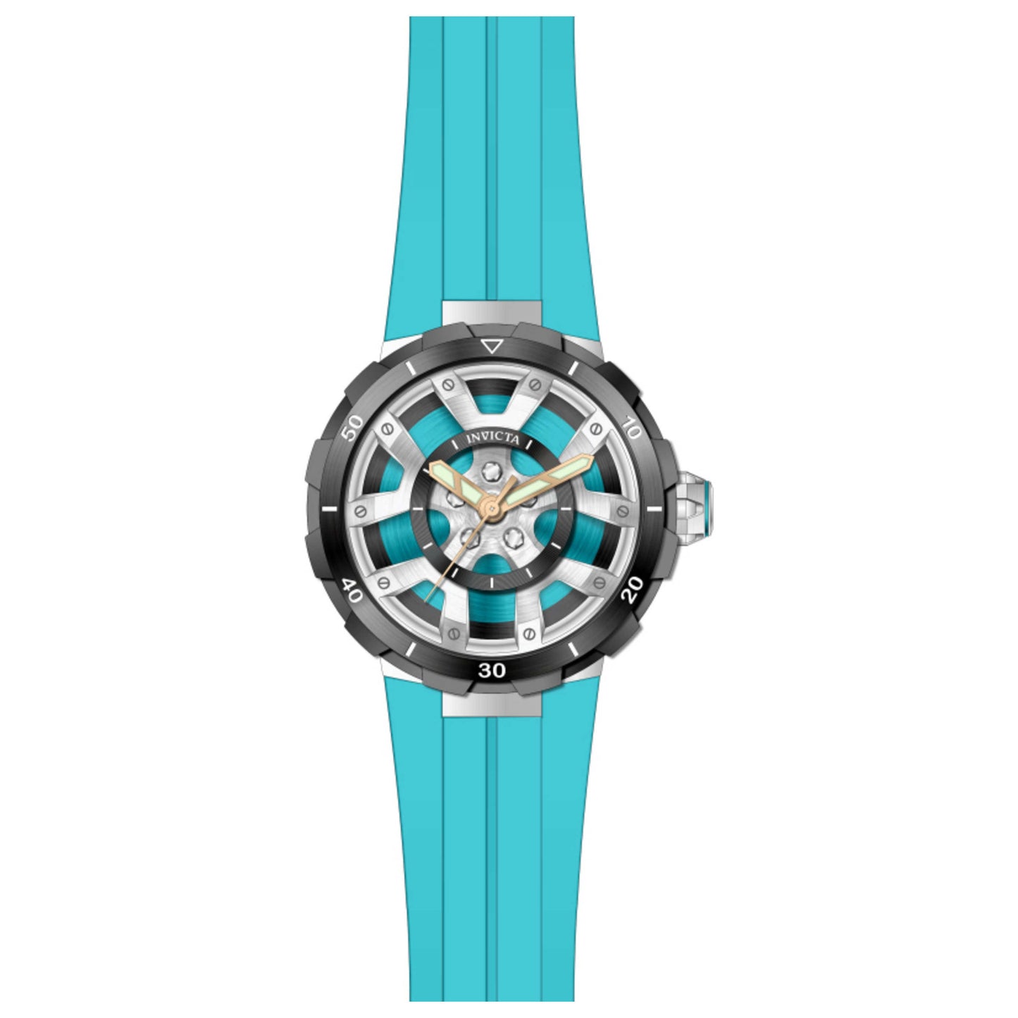 Front view of Invicta Racing Men's Quartz Watch IN-49442