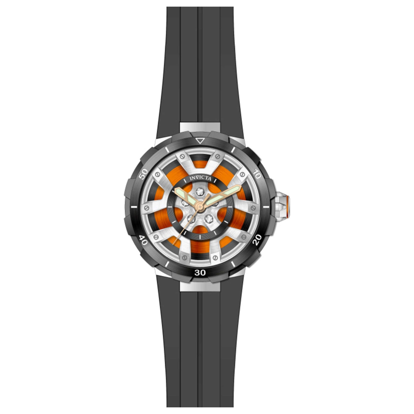 Front view of Invicta Racing Men's Quartz Watch IN-49444