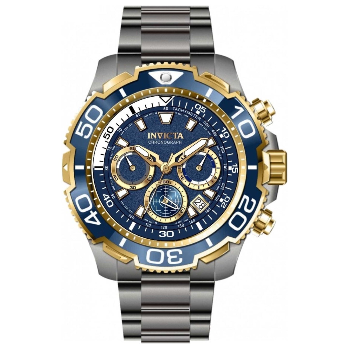 Front view of Invicta TI-22 Men's Quartz Watch IN-49496