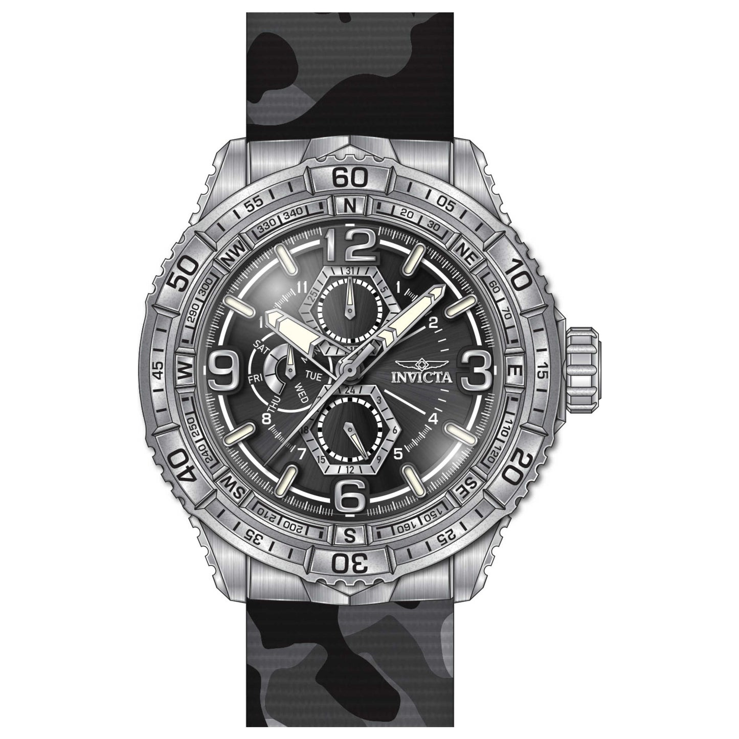 Front view of Invicta Coalition Forces Men's Quartz Watch IN-49630
