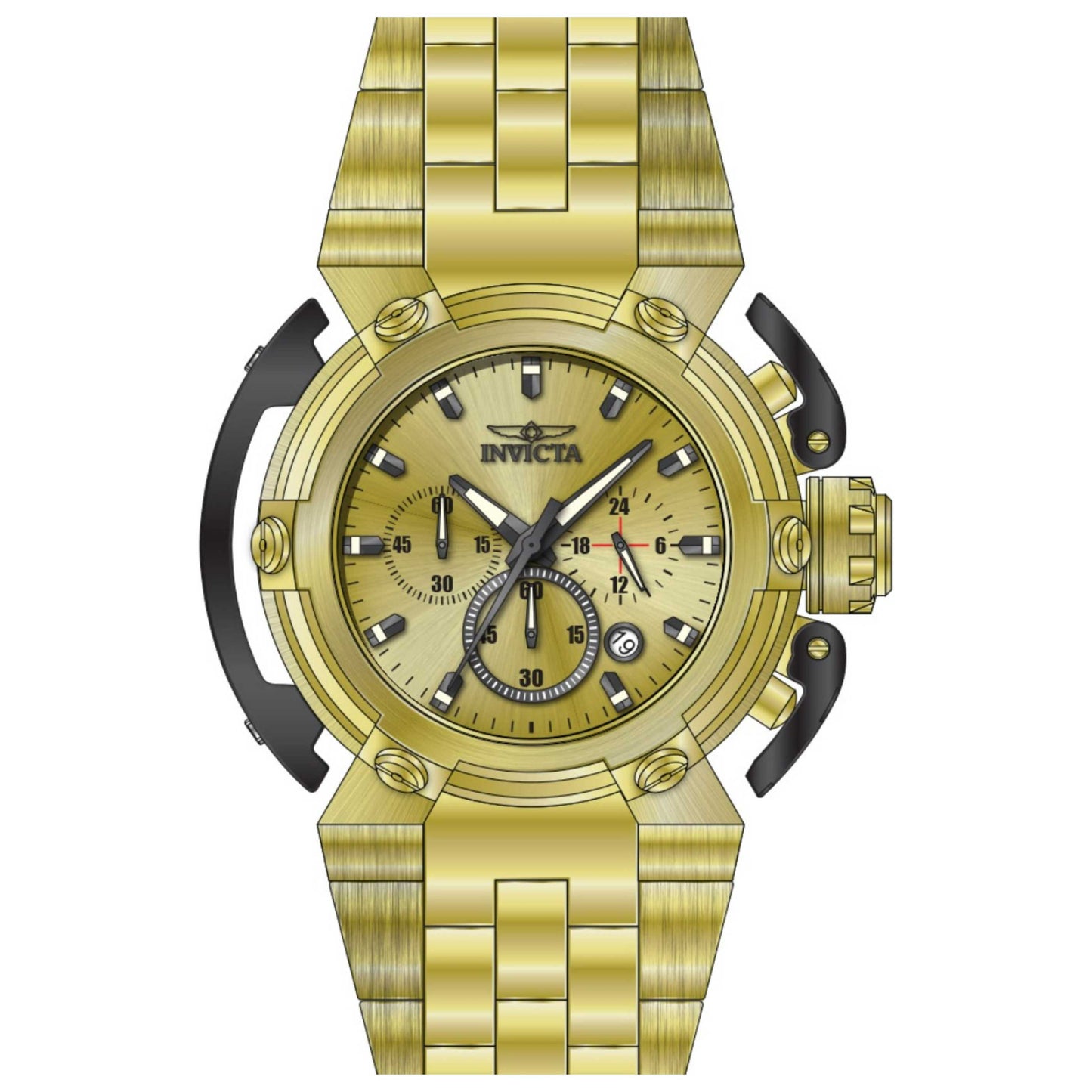 Front view of Invicta Coalition Forces Men's Quartz Watch IN-49769