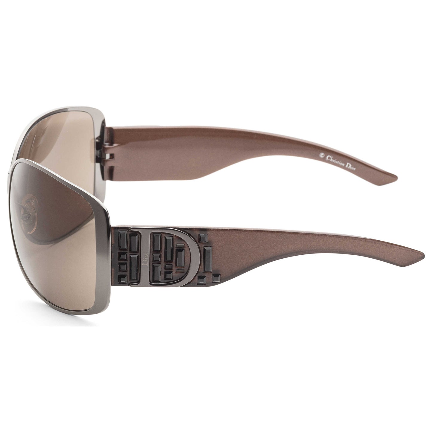 Left view of Christian Dior Indinight Women's Sunglasses INDIN1S-0QBX-S3