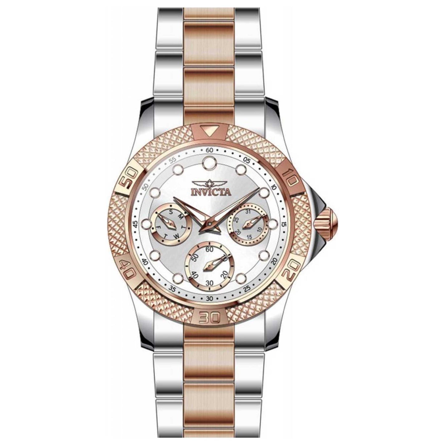 Front view of Invicta Angel Women's Japanese Quartz (Battery-Powered) Watch INVICTA-21762