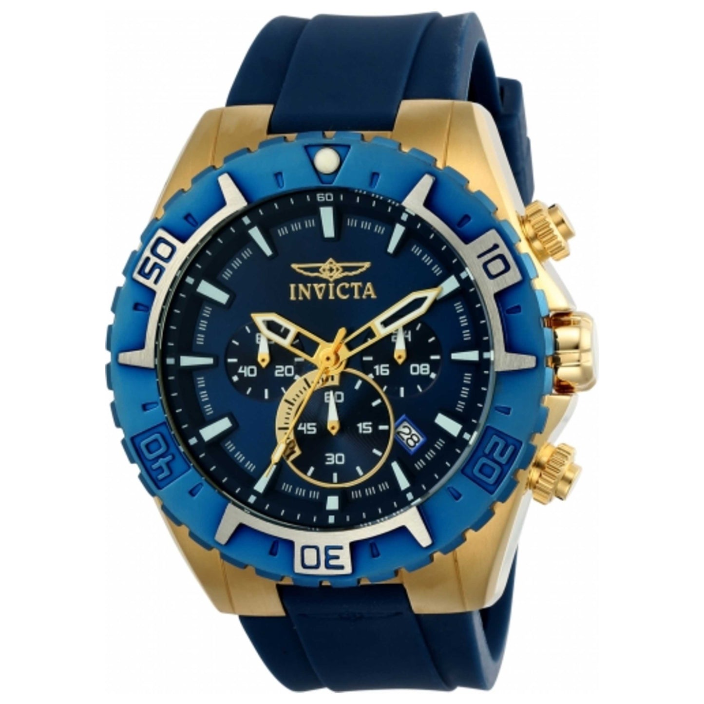 Front view of Invicta Aviator Men's Japanese Quartz (Battery-Powered) Watch INVICTA-22525