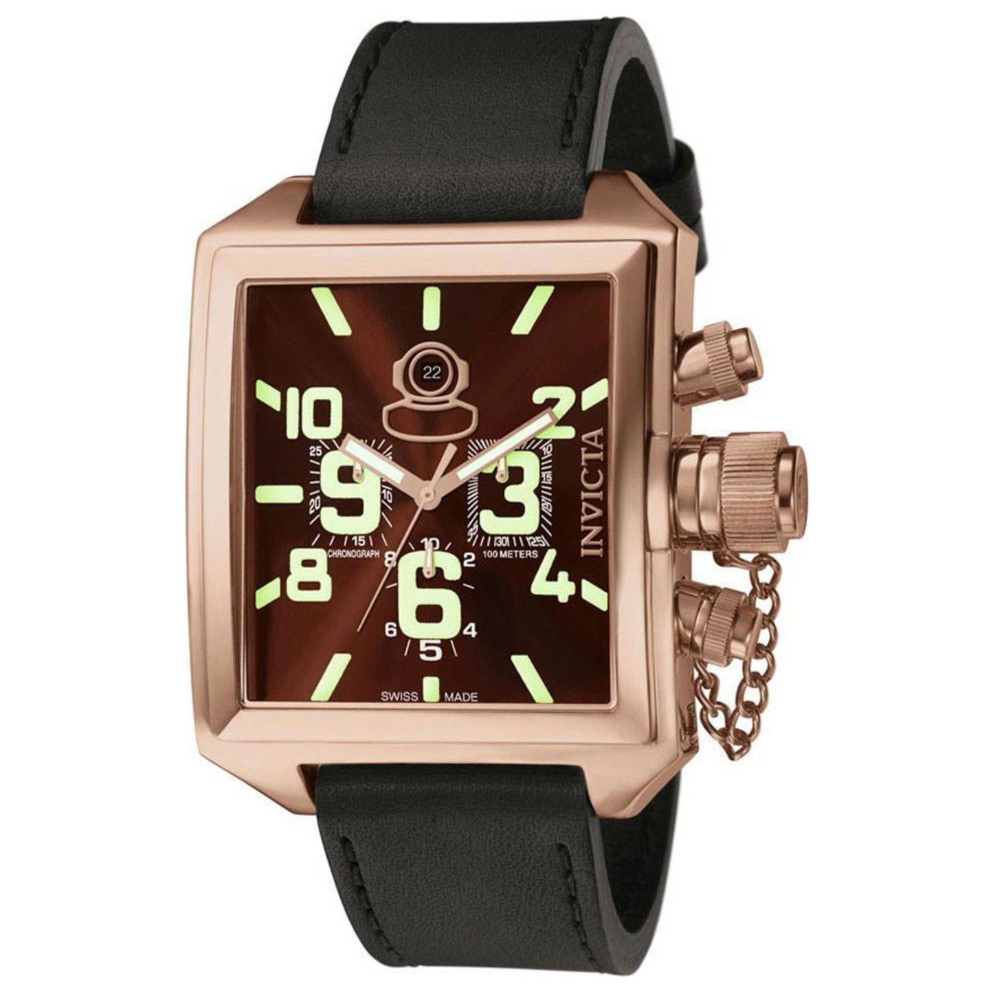 Front view of Invicta Russian Diver Men's Quartz Watch INVICTA-7186