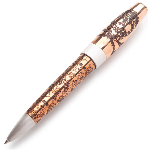 Right view of Montegrappa Merry Skull Copper Pen ISFOSBCU