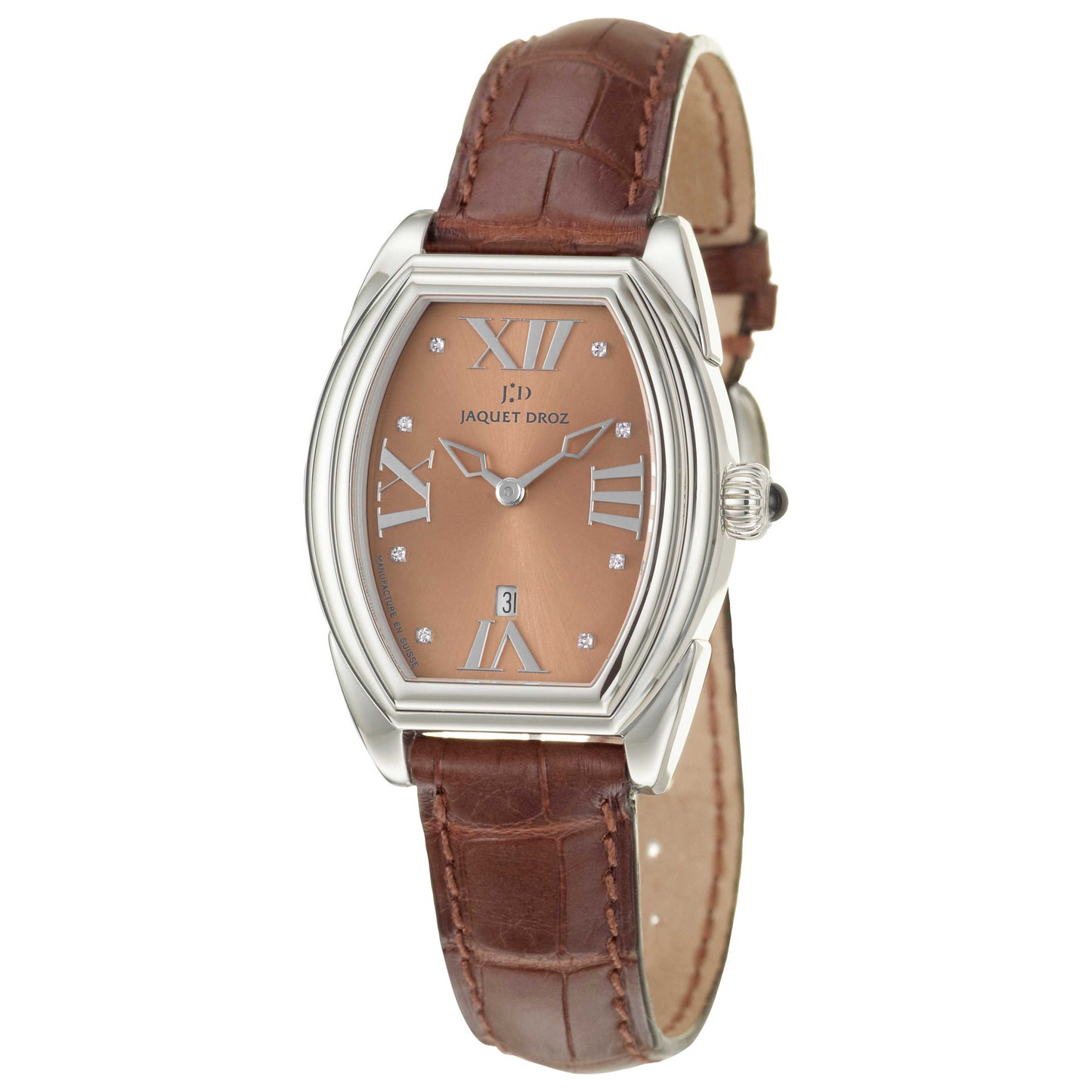 Front view of Jaquet Droz Tonneau Women's Automatic Watch J001010201
