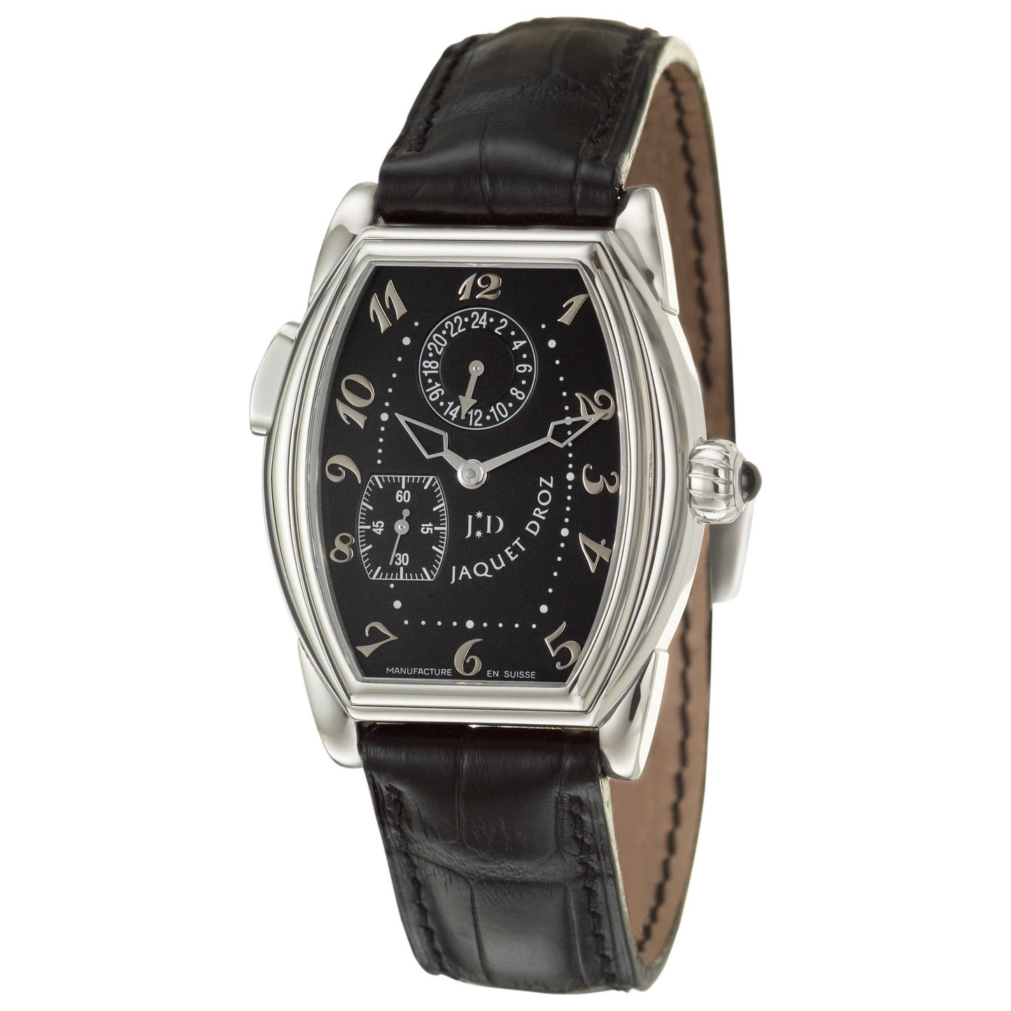 Front view of Jaquet Droz Tonneau Men's Manual-Wind Watch J001120101