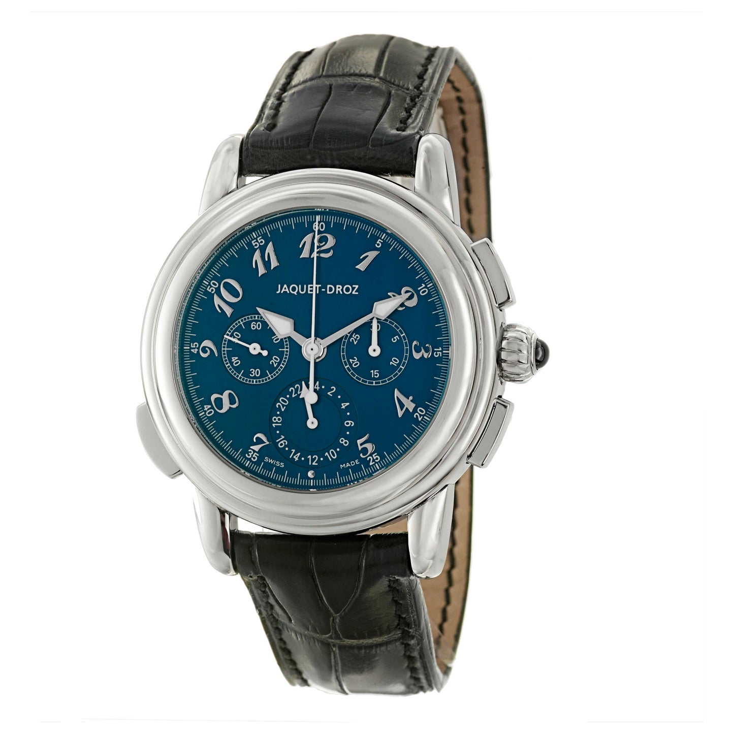 Front view of Jaquet Droz Hommage Londres 1774 Men's Manual-Wind Watch J002120104