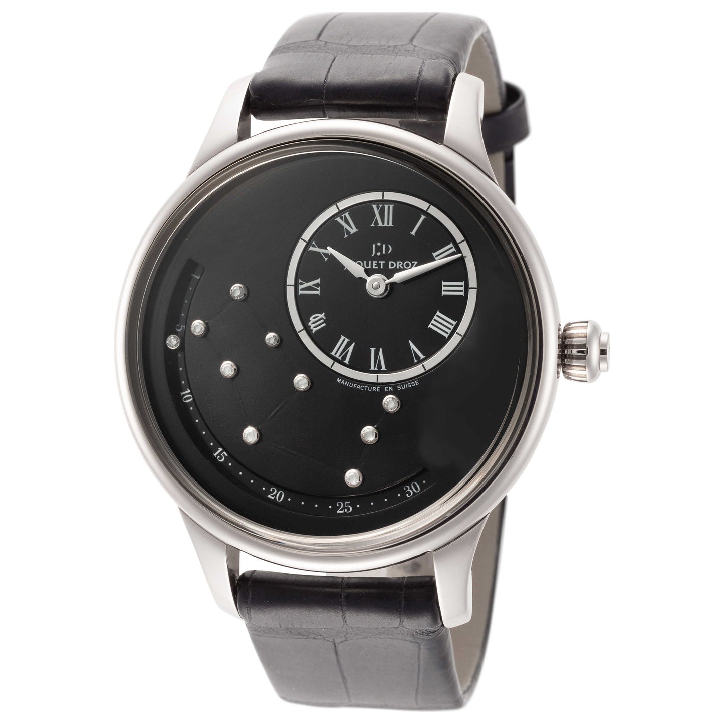 Front view of Jaquet Droz Elegance Paris Men's Automatic Watch J021014211