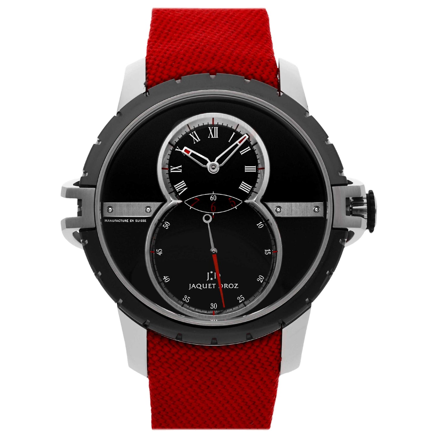 Front view of Jaquet Droz Grande Seconde SW Men's Automatic Watch J029030549