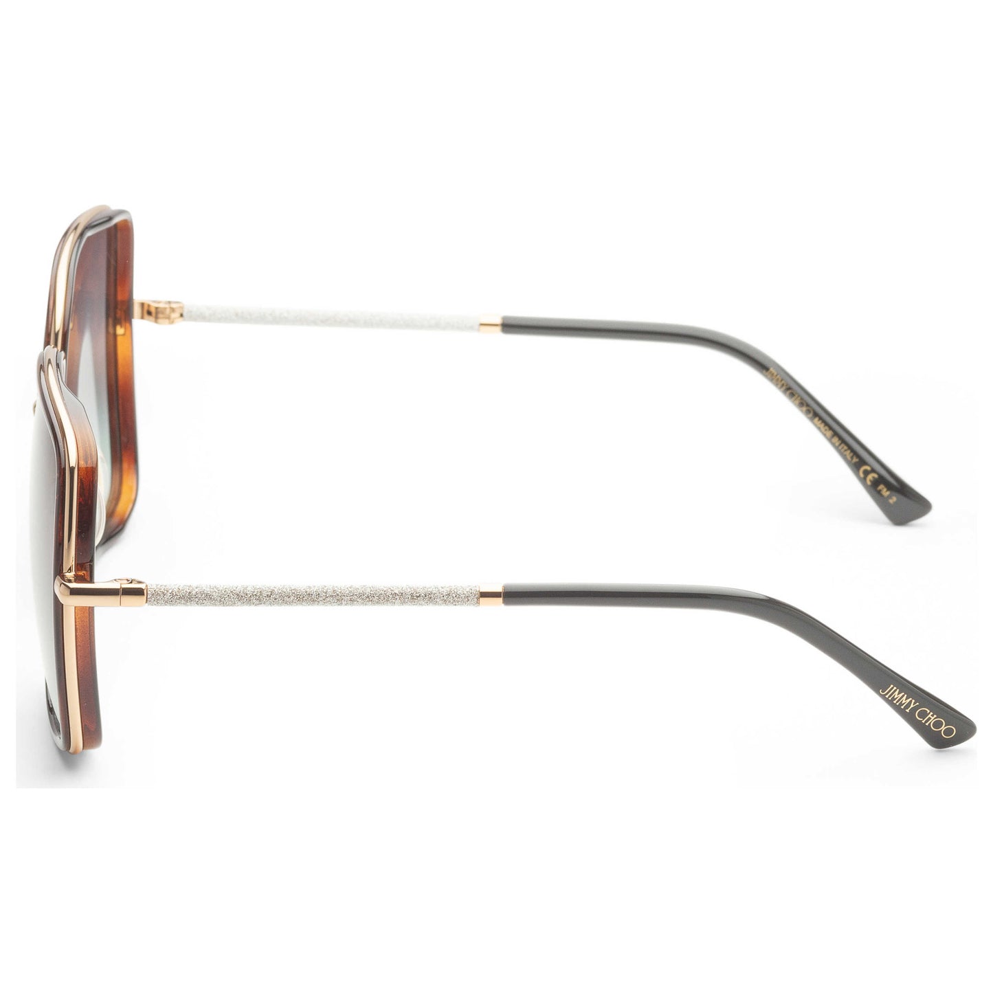 Left view of Jimmy Choo Jayla Women's Sunglasses JAYLAS-006J-IB