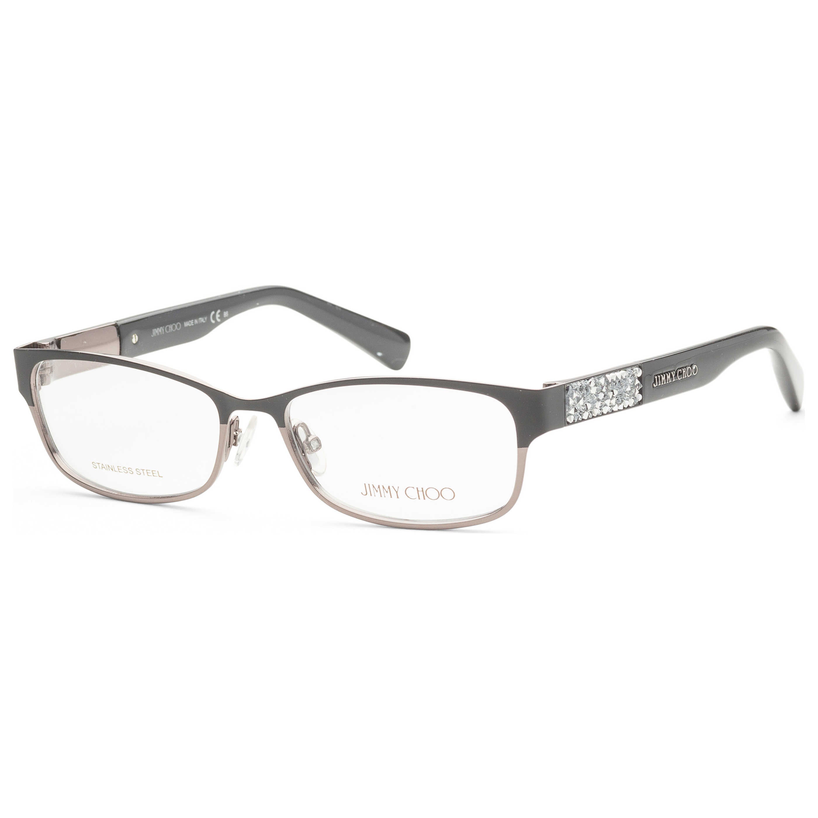JIMMY CHOO 長方形フレムメカネ JC124 ANS Jimmy Choo Women's Opticals JC124-0ANS-00 – Ashford.com