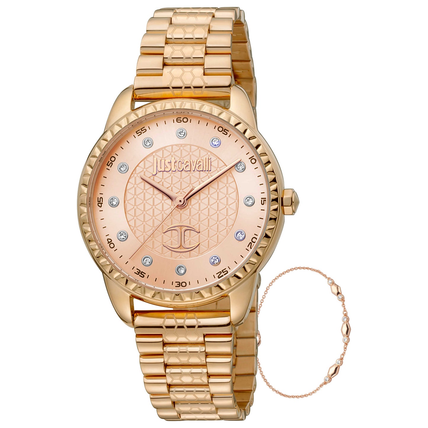 Front view of Just Cavalli SET Women's Quartz Watch JC1L176M0075